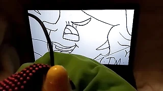 Monster Girl Jacks Guy Off Helter-skelter BBW Red Head Girl