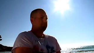 Intercourse on make an issue of nudist beach