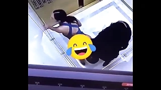 Censored elevator sex