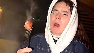 Hardcore Sauna Sex with White-headed Sleet